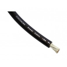 DAXX P02- (кабель силовой черный 2GaTIN - 1m)