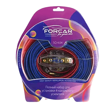 FORCAR SQ-4.04 уст.комплект проводов 4-канального усилителя