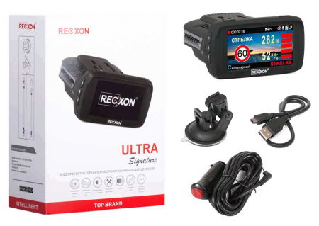 RECXON ULTRA SIGNATURE видеорегистратор + радар-детектор