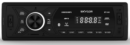 SKYLOR BT-345 white 4x50 BT, MP3, 2 USB, AUX,RCA, SD-card автопроигрыватель