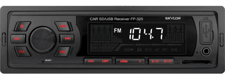 SKYLOR FP-330 white 4x45 MP3, USB, AUX, SD-card автопроигрыватель