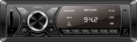 SKYLOR FP-345 white 4x50 MP3, USB, AUX, SD-card автопроигрыватель